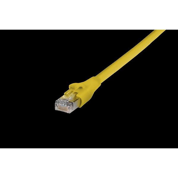 Patch cord Cat.6A AWG 27, 10.0 m yellow, cULus image 2