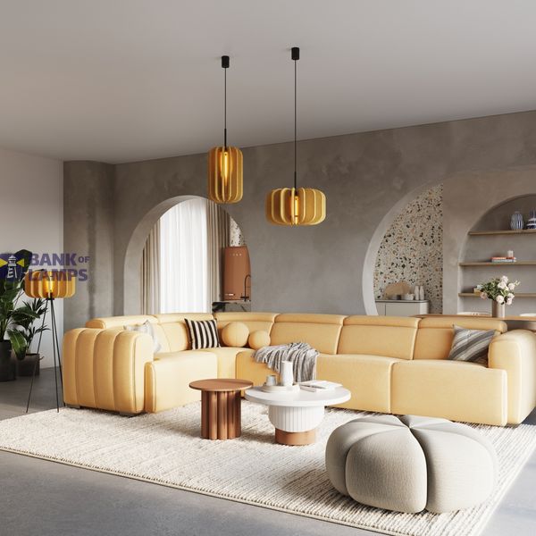 Pendant lamp MULA 27 yellow image 7