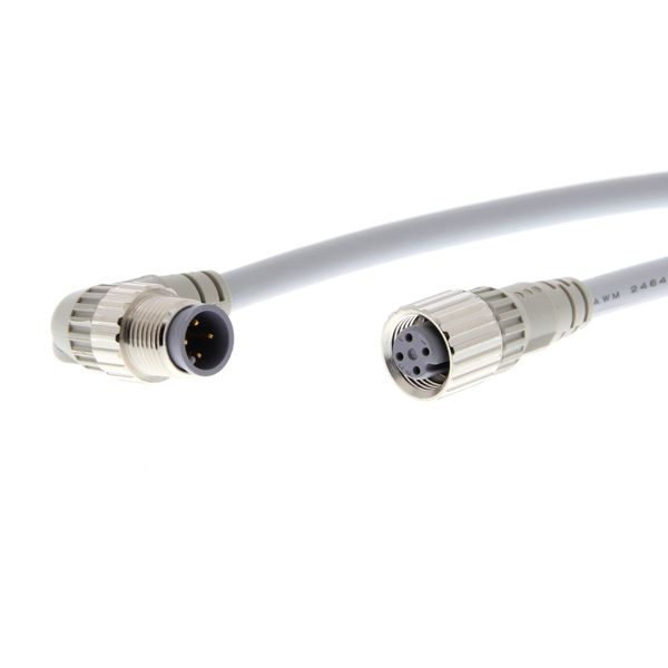 Cable with connectors on both cable ends, M12 straight socket (female) XS2W0463F image 1