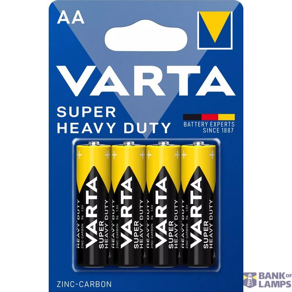VARTA Super Heavy Duty 2006 AA 4-Shrink image 1