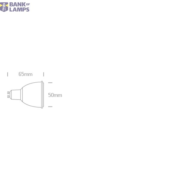 LED GU10 CCTV 6W PV 60deg 230V image 2