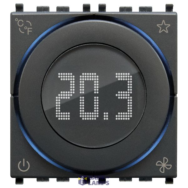 IoT dial thermostat FAN 2M grey image 1
