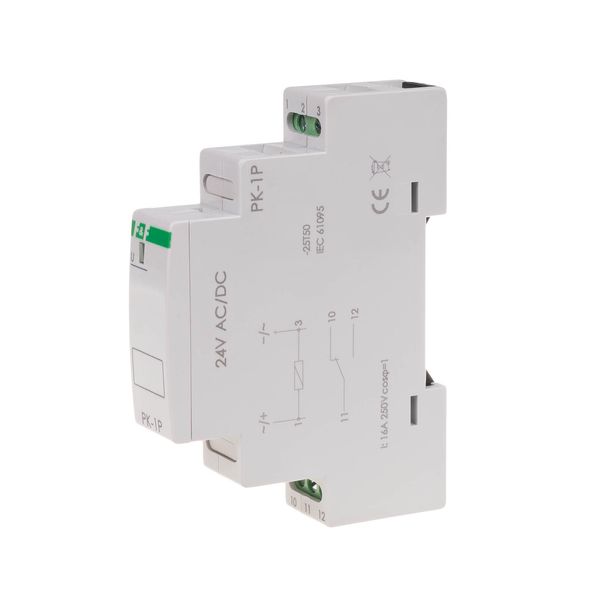 electromagnetic relay PK-1P 24 V image 1
