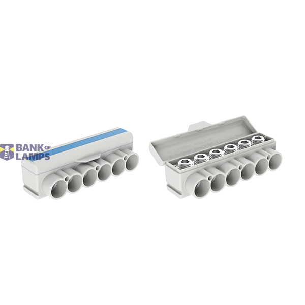 SLT50-6 blue Al 10-50/Cu 2.5-35 mm2 1000V Distribution block image 2