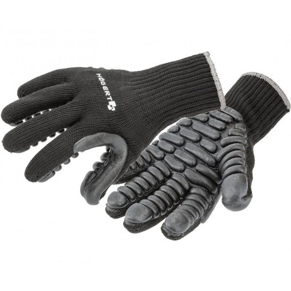 BROL PU-coated anti-vibration protective gloves black 10 image 1