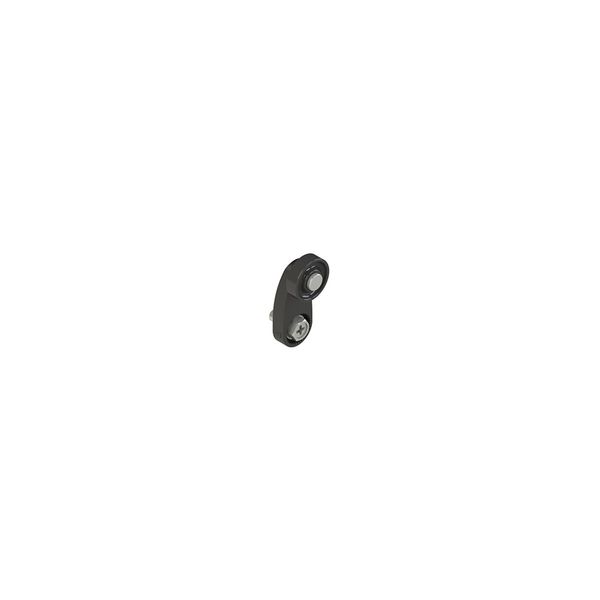 Straight plastic revolving lever with technopolymer roller ? 18 mm image 1