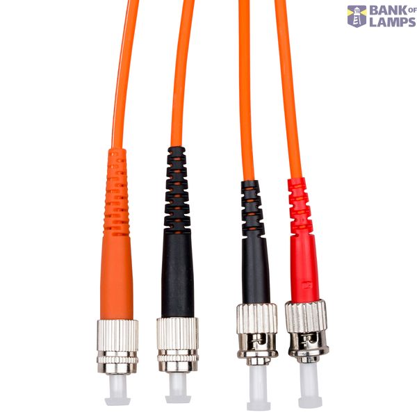 FO Patchcord Duplex ST/FC,62,5/125æm OM1, LS0H, orange, 2m image 1
