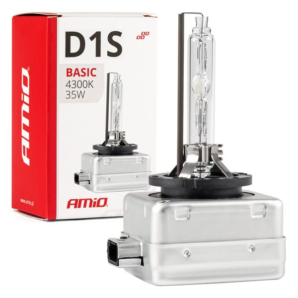 Xenon bulb type D1S 35W 4300K AMiO BASIC image 1