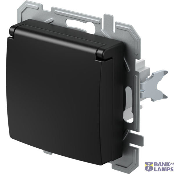 SOCKET SCHUKO+COVER 2P+E 16A 250V~ BV BB XO 4417120 image 2