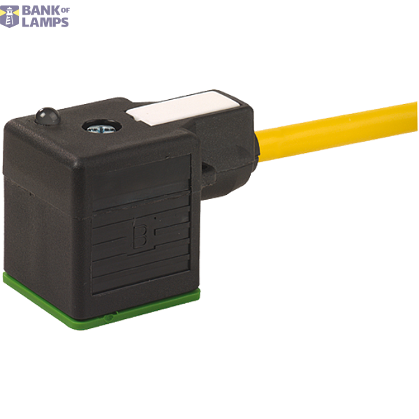MSUD valve plug A-18mm with cable PUR 3x0.75 ye 1.5m PU=50 image 1