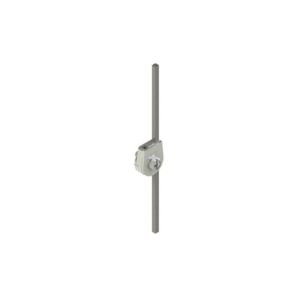 Lever with adjustable square stainless steel rod 3x3x125 mm image 1