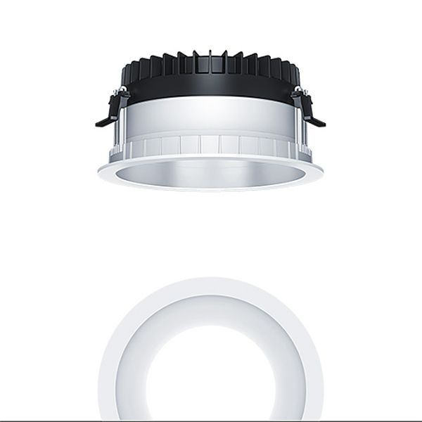 PANOS R R200 1k-840 LDO H SPC WH - LED ceiling-recessed luminaire image 1