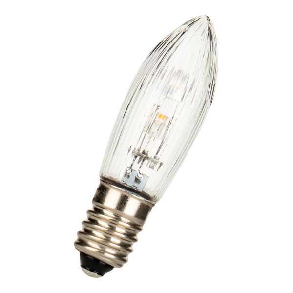 LED E10 C13.5X45 10V-55V 0.3W 2100K RI CL image 1