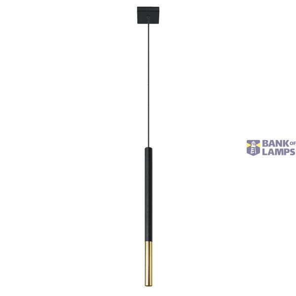 HANGING LAMP MOSAIC 1 BLACK/GOLD G9 1X40W IP20 image 3