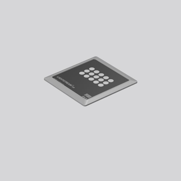 Cover plate, diffuser L 255 B 240 H 13 colour: silver image 1