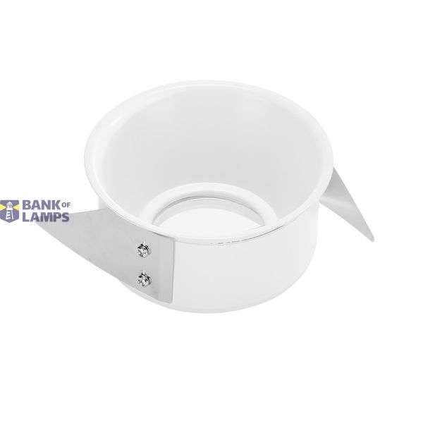Decorative frame for F-Light downlight,white,clear glass image 1