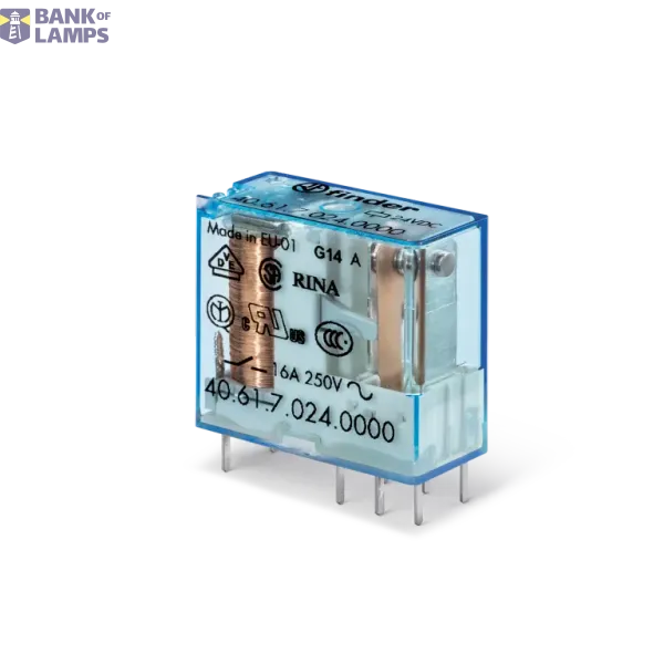 Printed circuit board relay 1RT 16A 5V DC AgCdo 263830 image 2
