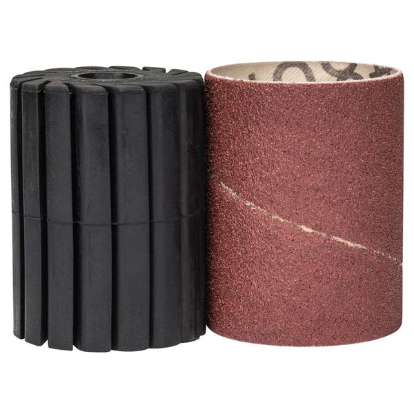 Shank for sanding sleeve 60mm, Sanding sleeve grid 80 image 1