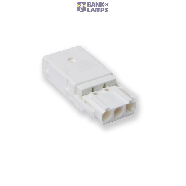 Screwless coupler 3-p socket, beige image 1