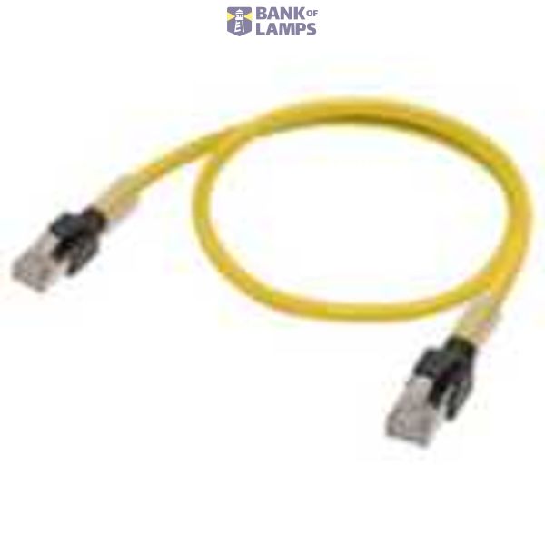 Ethernet patch cable, S/FTP, Cat.6A, PUR (Yellow Flexible), 7.5 m image 1