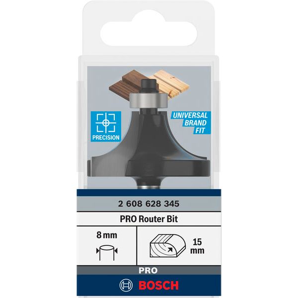 Rounding over bit, 8 mm, R1 15 mm, L 22 mm, G 66 mm image 3