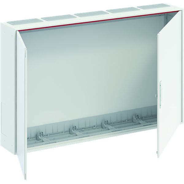 B55 ComfortLine B Wall-mounting cabinet, Surface mounted/recessed mounted/partially recessed mounted, 300 SU, Grounded (Class I), IP44, Field Width: 5, Rows: 5, 800 mm x 1300 mm x 215 mm image 1