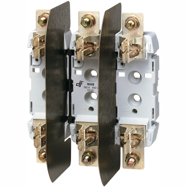 Multipolar fuse base for fuses with a striker T2 2P 400A image 1