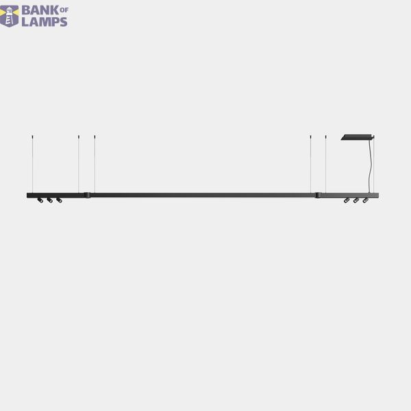 Lineal lighting system APEX_3_SPOTS_D30_AW48_49_51_52_53_54 72W LED warm-white 2700K CRI 90 ON-OFF Black IP40 6303lm image 1