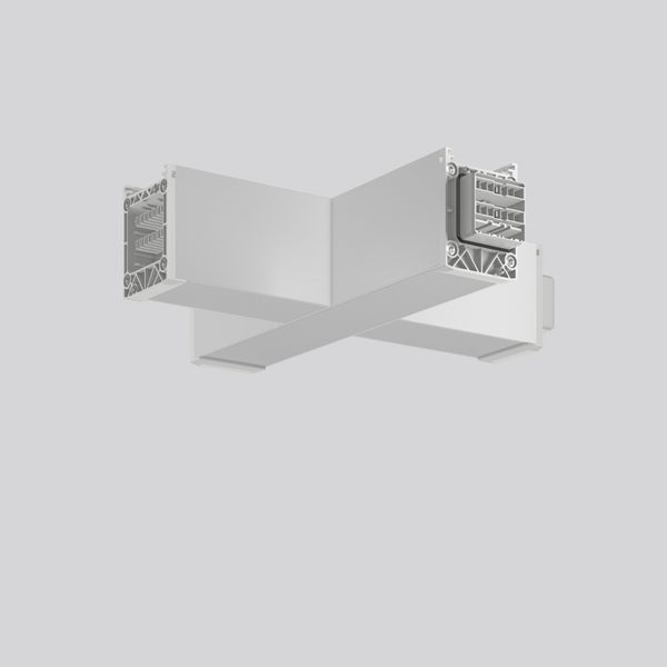 Form connector L 330 B 330 H 76 colour: aluminium 220 - 240 V image 1
