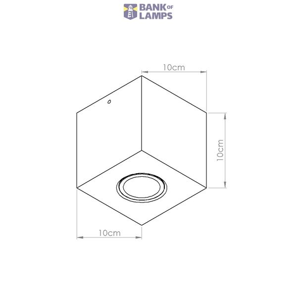 Ceiling lamp QUAD concrete olive green image 3