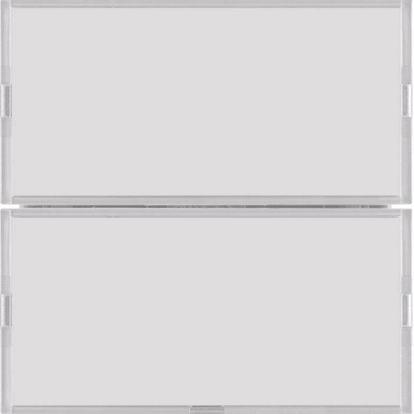 Push-button 2gang, RGB LED, int. temp. sensor, KNX - S.1/B.3/B.7, f. p image 1