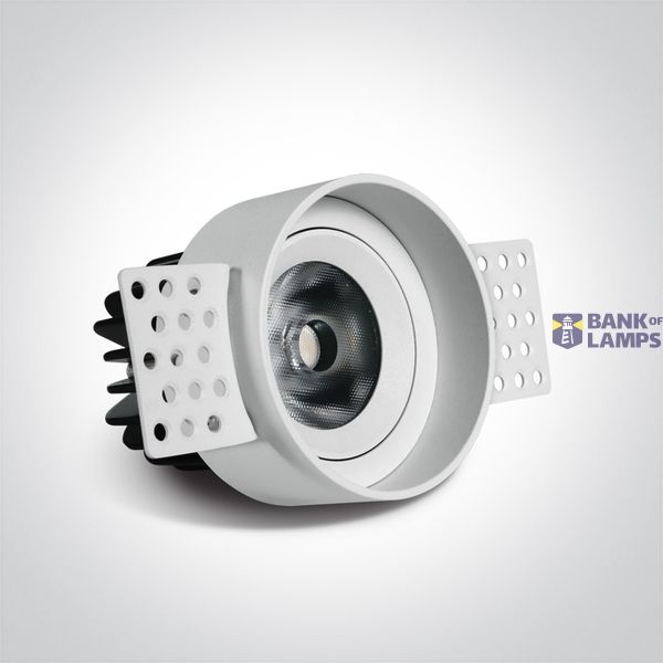 WHITE COB LED 12w WW 700mA 38deg TRIMLESS DARK LIGHT image 2