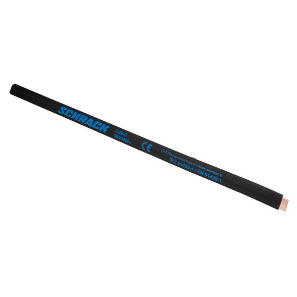 Flexible copper busbar, insulated, 2x20x1, length 2m (The price is shown without markup on metals. Request a quote for accurate information) image 2