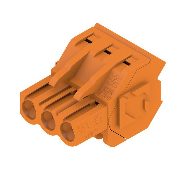 PCB plug-in connector, female plug, 5.08 mm, Number of poles: 3, 225°, Clamping yoke connection, Clamping range, max. : 4 mm², Box image 3