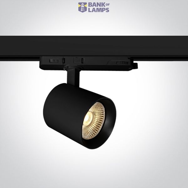 65634BT/B/V BLACK COB 20W PV CCTV TRACK SPOT 230V image 1
