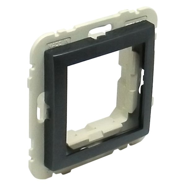 UNIV COVER RING/ADAPT F/45X45 MOD GRAY image 1