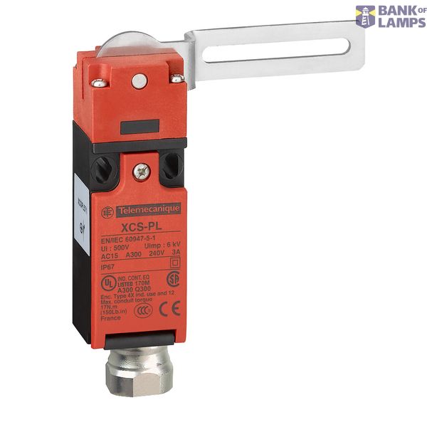 SAFETY LIMIT SWITCH METAL 2NC 1NO SLOW B AND METAL END SPHERICAL PLUNG image 23