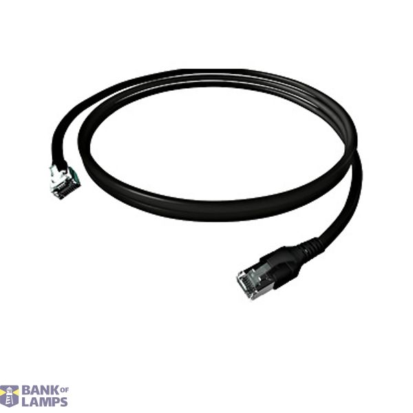 VoIP - Patch Cord Cat.6a, Shielded, black, 2m image 1