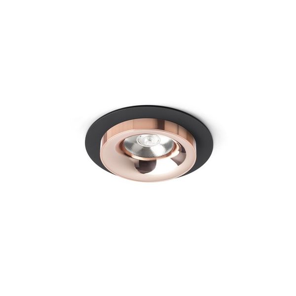 SHARM R I recessed black copper/copper 230V LED 10W 24° 3000K image 1