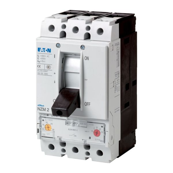 Circuit-breaker, NZM2 TMTU, 3 pole, 25A, Screw terminal image 3