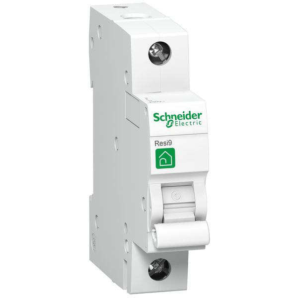 RESI9 circuit breaker, 1P, C, 63A image 1