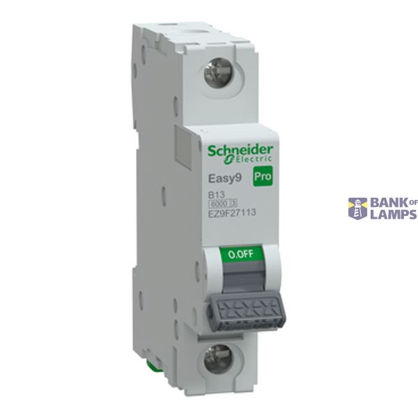 Circuit breaker; 230/400VAC; Inom: 13A; Poles: 1; Charact: B; 6kA image 1