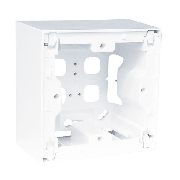 SURFACE MOUNTING BOX MODULAR WHITE image 1