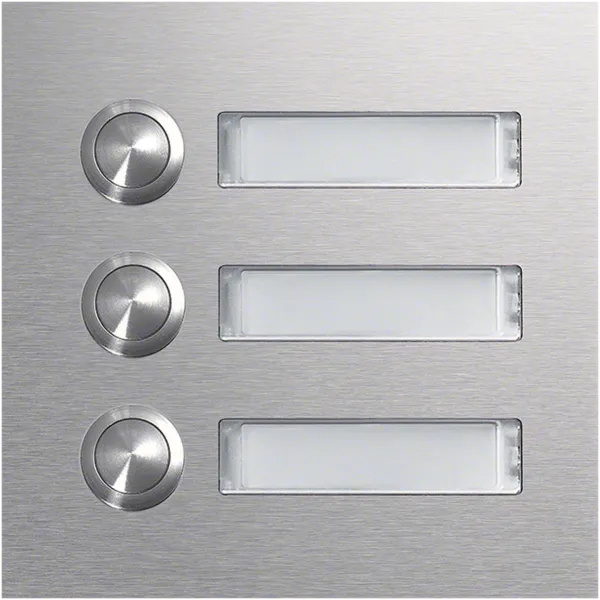ELCO CZM-130 stainless steel module, push button module, number of buttons 3 image 1