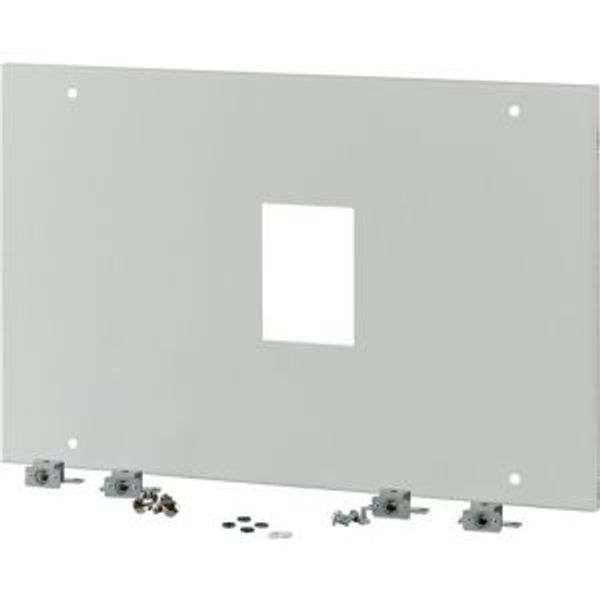XMN44F04C-XMV Front plate, NZM4, 4p, fixed version, rotary handle with interlock, W=425mm image 4
