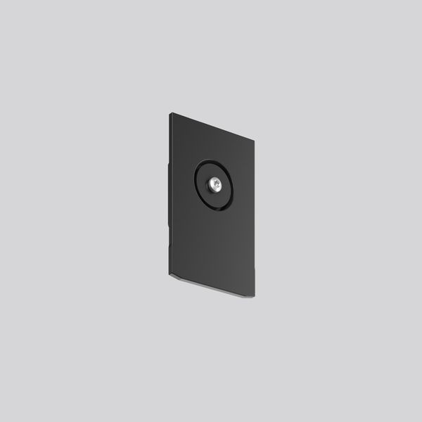 End cap L 16 B 58 H 91 colour: black image 2