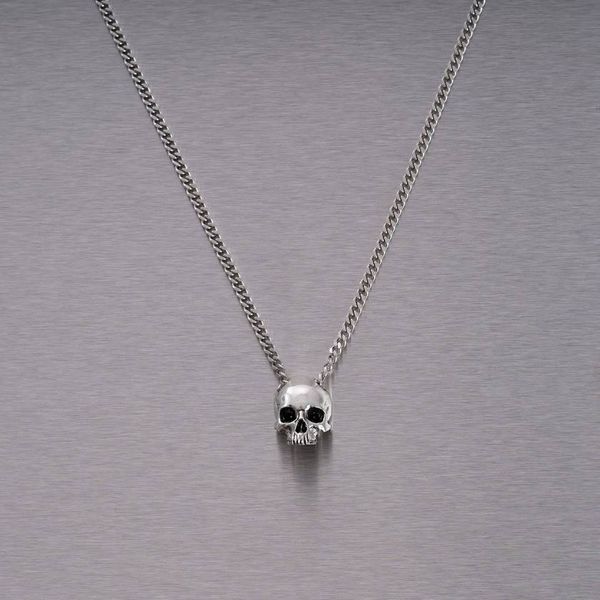 SKULL NECKLACE / TRAVIS BARKER / SILVER image 1