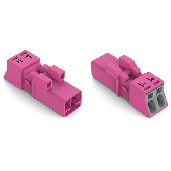 Plug 2-pole Cod. B pink image 2