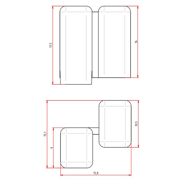 Protection-cover yellow for pin busbar on 1 MW image 7