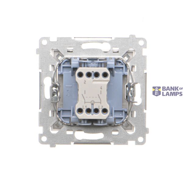 Double socket outlet with earthing for IP44 version with frame seal, without shutters, (module), Simon 24, IP20/IP44, 16A, graphite mat, Flap color: Same as a cover image 2